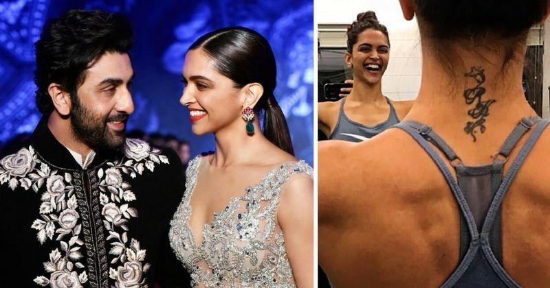 This Is What Deepika Padukone's Modified 'RK' Tattoo Looks Like & We Can't Help But Admire It!